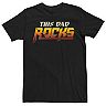 Men's Father's Day This Dad Rocks Sunset Tee