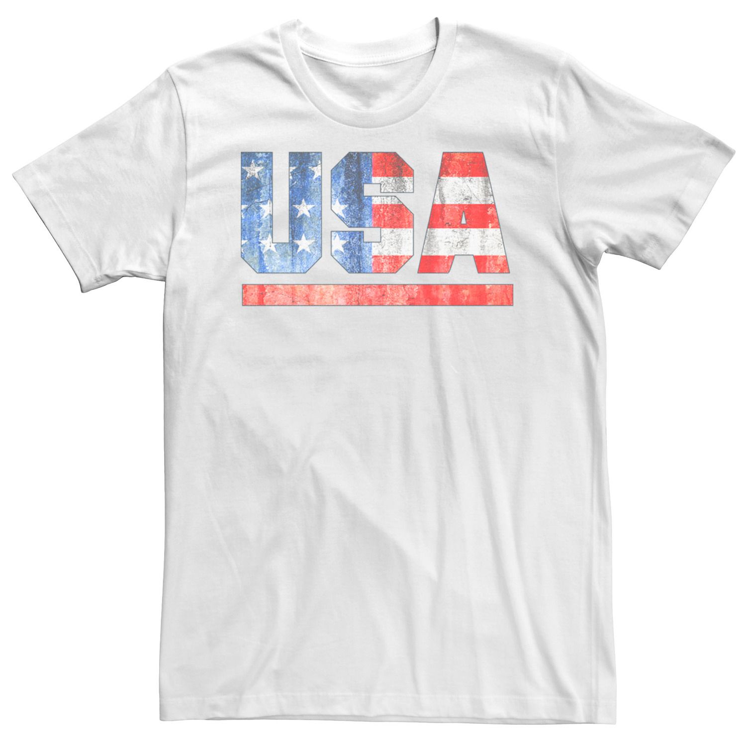 Image for Licensed Character Men's USA American Flag Tee at Kohl's.