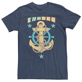 Men's Anchor Nautical Style Collage Tee