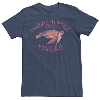 Men's Marine Turtle Watch Hawaii Tie Dye Tee