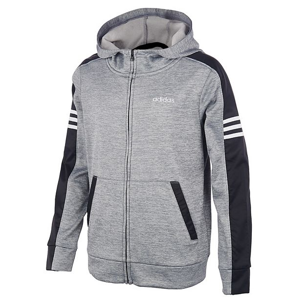 Boys adidas best sale zip hoodie