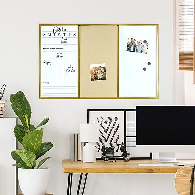 Belle Maison Dry Erase Calendar and Pin Board
