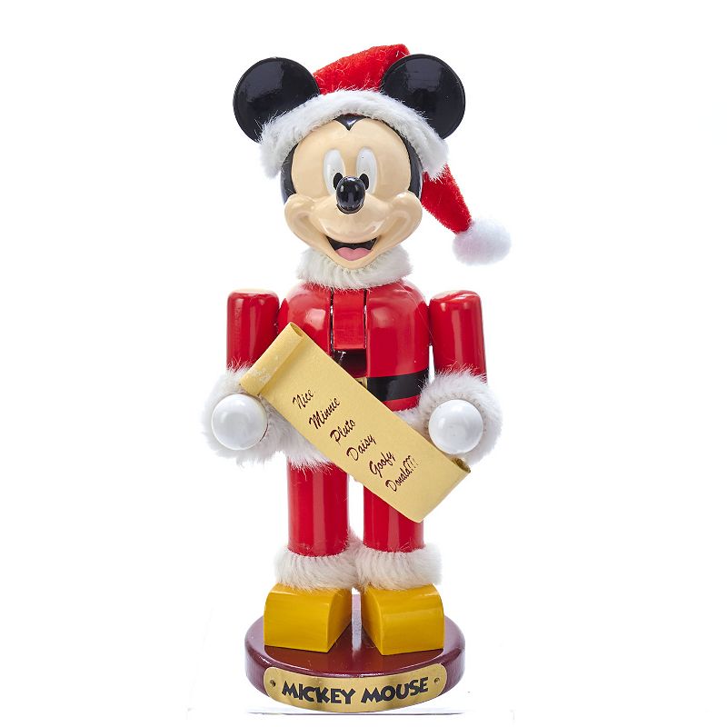 38366915 10-Inch Santa Mickey Mouse Nutcracker, Multicolor sku 38366915