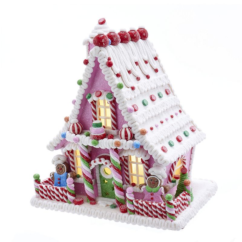 82209159 10-Inch Candy LED Gingerbread House Table Piece, P sku 82209159