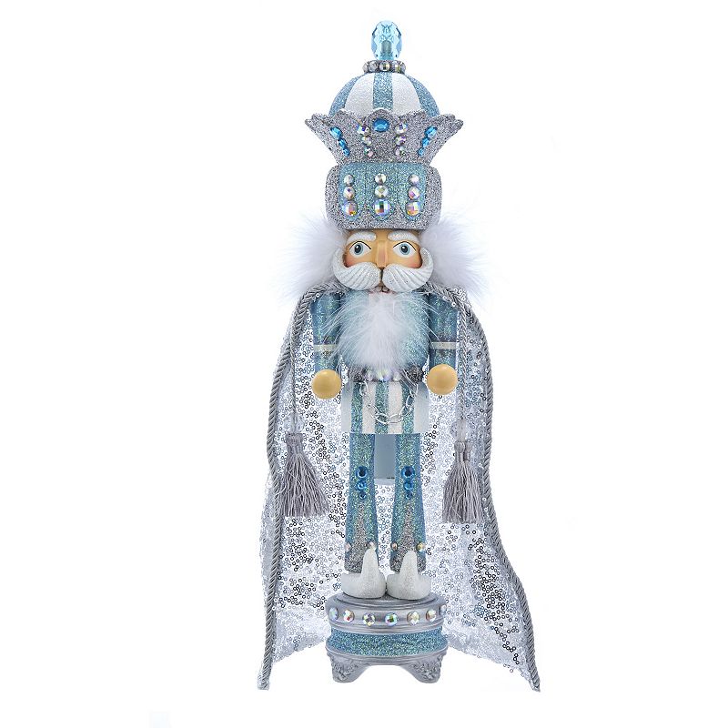 Hollywood Blue and Silver King Nutcracker