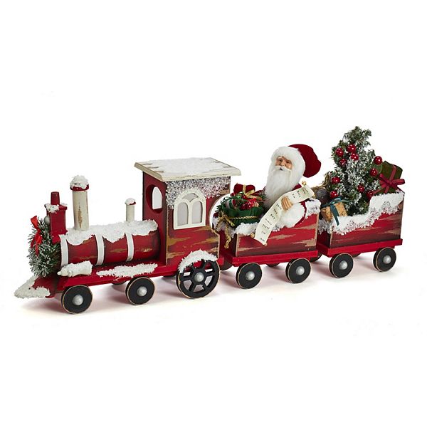 Kurt Adler Kringle Klaus Santa On Train