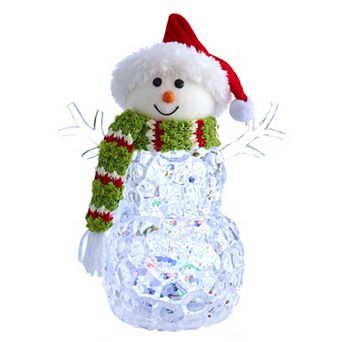 Kurt Adler Light-Up Snowman Christmas Table Decor