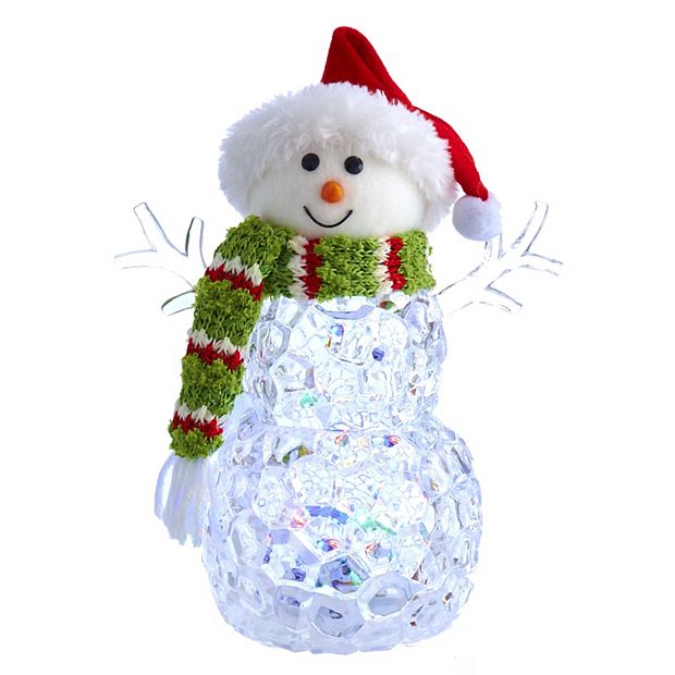 Kurt Adler Light-Up Snowman Christmas Table Decor