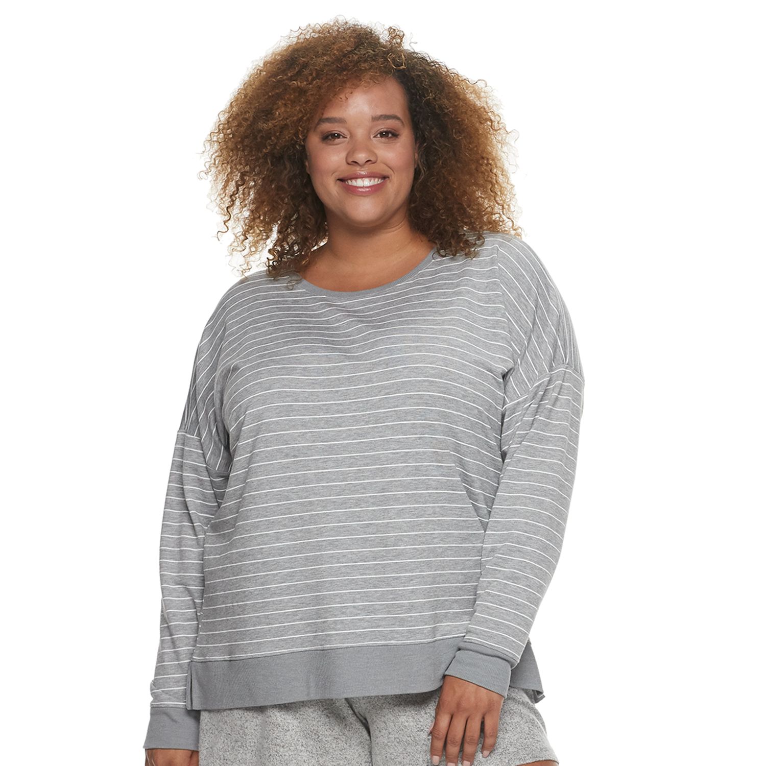 kohls sweatshirts womens plus