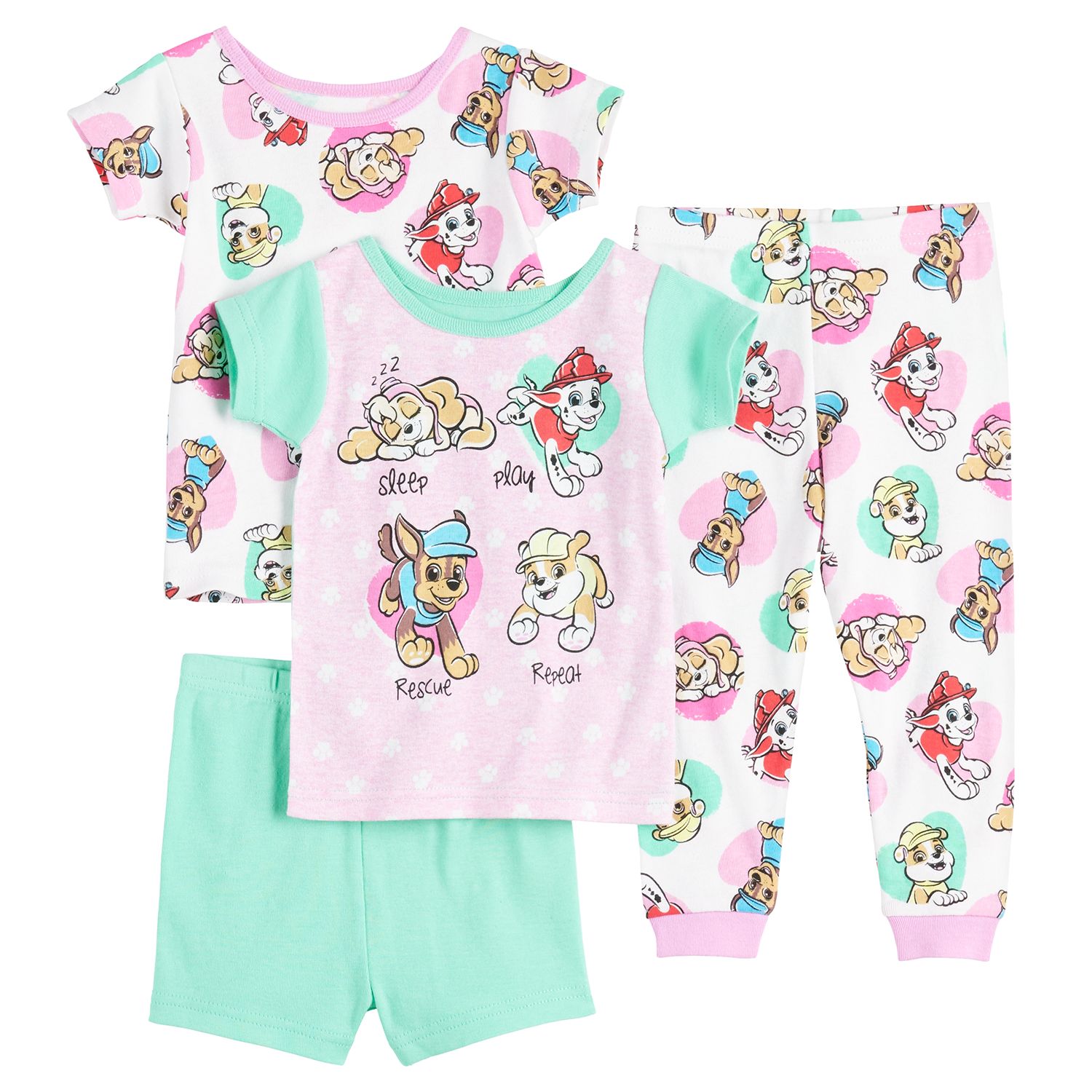 paw patrol baby pajamas