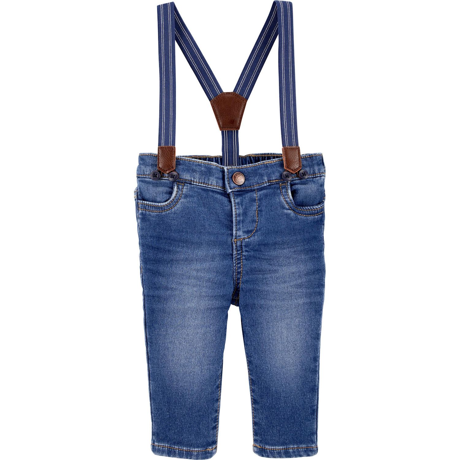 newborn jeans with suspenders