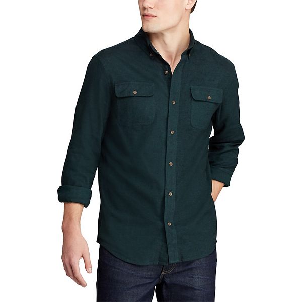 Big & Tall Chaps Go Untucked Classic-Fit Button-Down Shirt