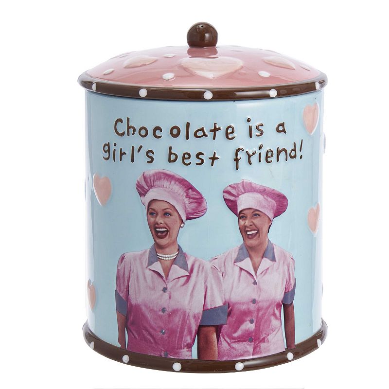 I Love Lucy Cookie Jar, Multicolor