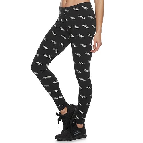 adidas leggings large logo