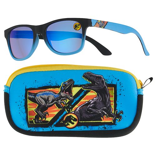 Boys 820 Jurassic World Sunglasses & Case Set