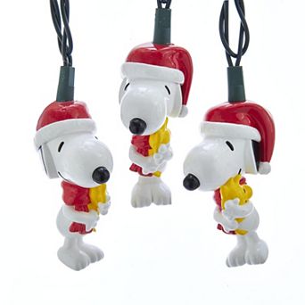 10-Light LED Snoopy and Woodstock Light Set