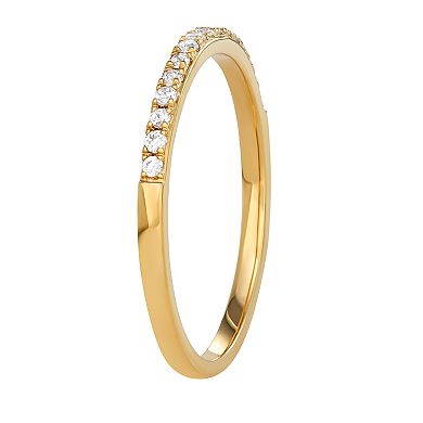 Simply Vera Vera Wang 14k Gold 1/8 Carat T.W. Diamond Wedding Band HI-I2