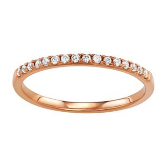 Simply Vera Vera Wang 14k Gold 1/8 Carat T.W. Diamond Wedding Band HI-I2