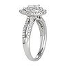 Simply Vera Vera Wang 14KT White Gold 3/4 Carat T.W. Pear Center Diamond Engagement Ring