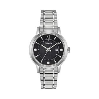 Bulova Women's Classic Diamond Accent Watch - 96P185