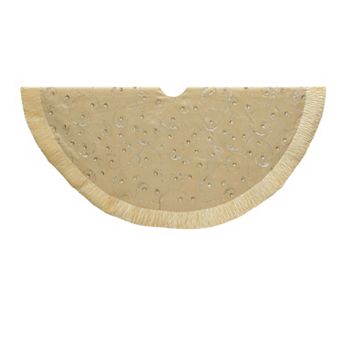 50-inch Gold Sequin Tree Skirt