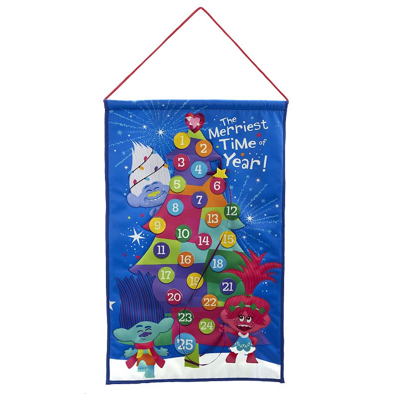 Fabric Trolls Advent Calendar, Multicolor