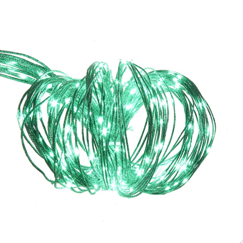 Green Multi Strand LED Light Set
