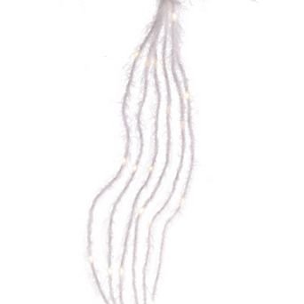 Warm White Fuzzy Multi Strand LED Light Set