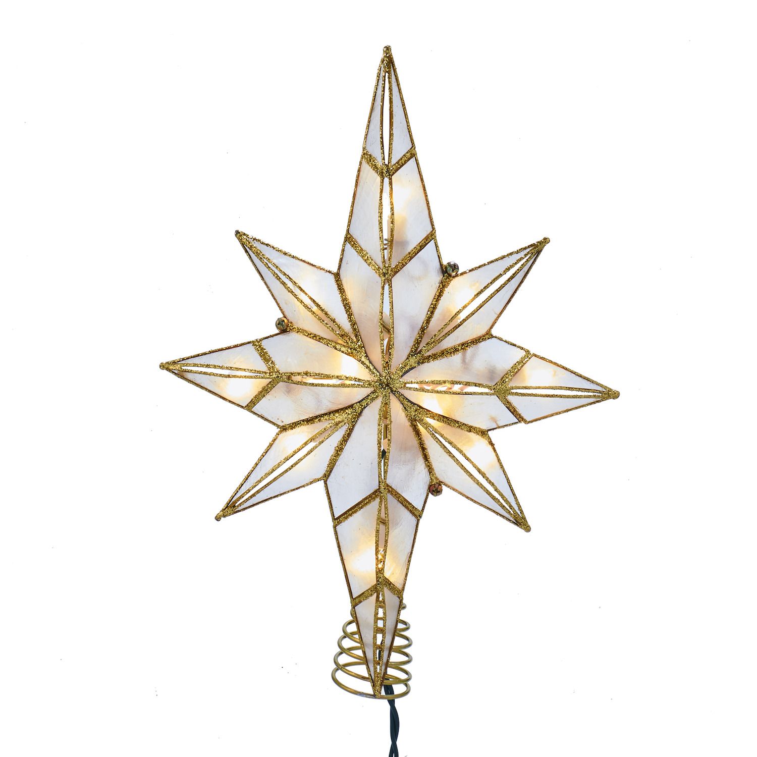 11.4-inch Capiz Bethlehem Star Treetop