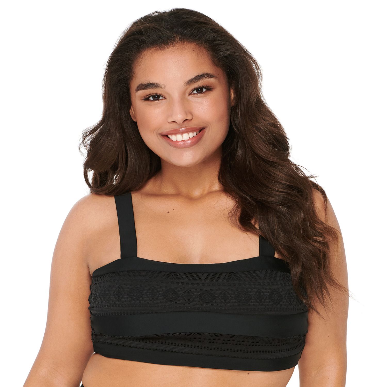 plus size crochet crop top