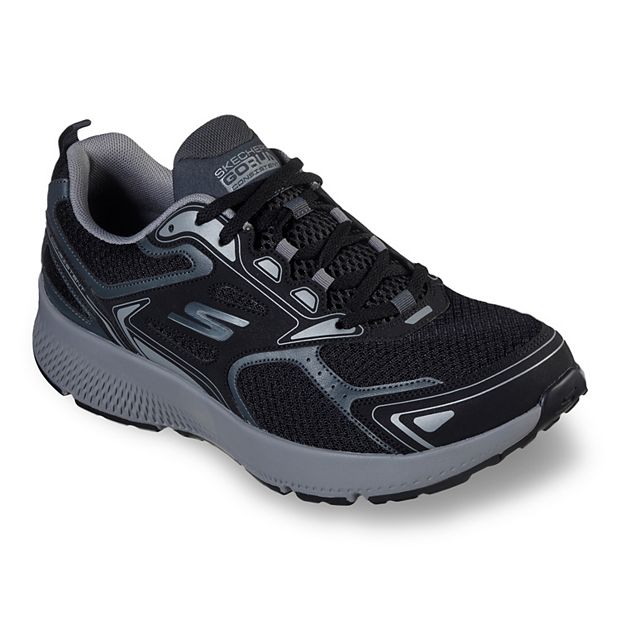 Skechers Performance GO RUN CONSISTENT LACE UP - Neutral running shoes -  navy/pink/dark blue 