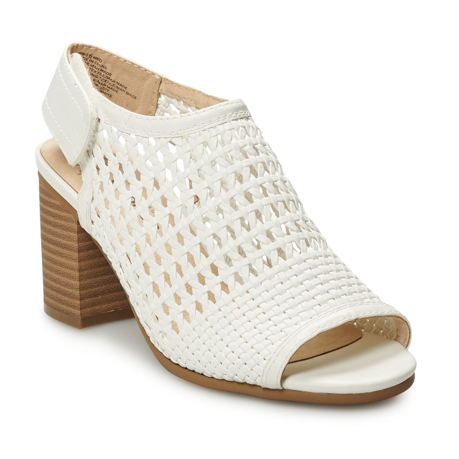 kohls open toe booties
