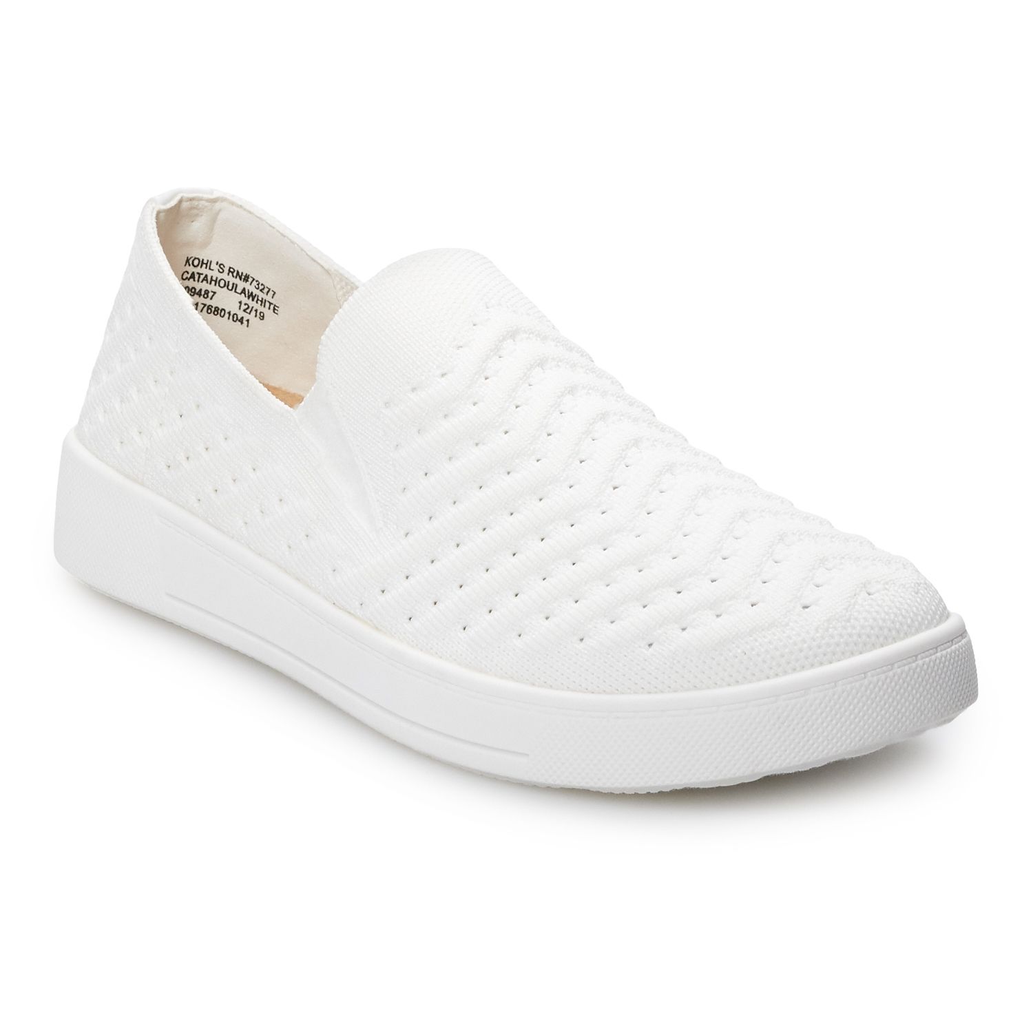 kohls white tennis shoes