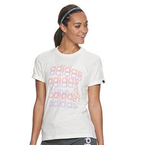 Women S Adidas Boxed Logo Graphic Tee