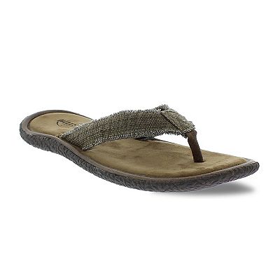 Mens flip flops memory foam best sale