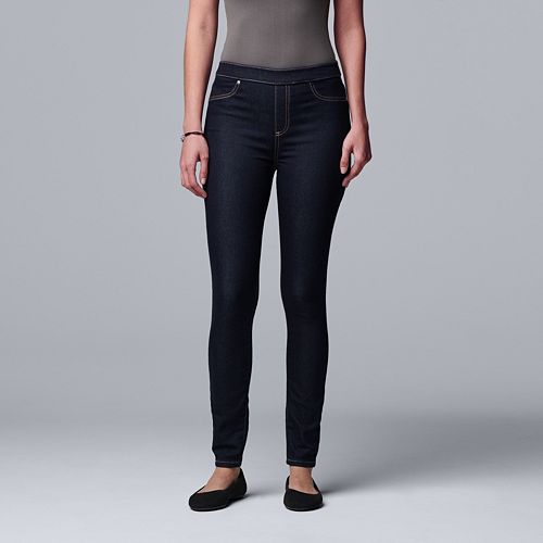 simply vera wang jean leggings