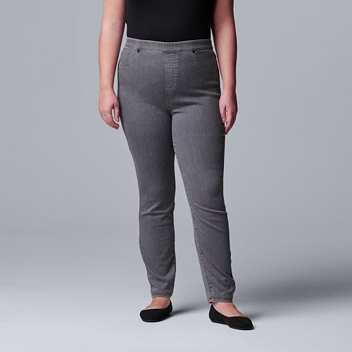 vera wang denim jeggings