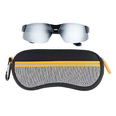 Boys 8-20 Pan Oceanic Mirrored Sport Sunglasses & Case
