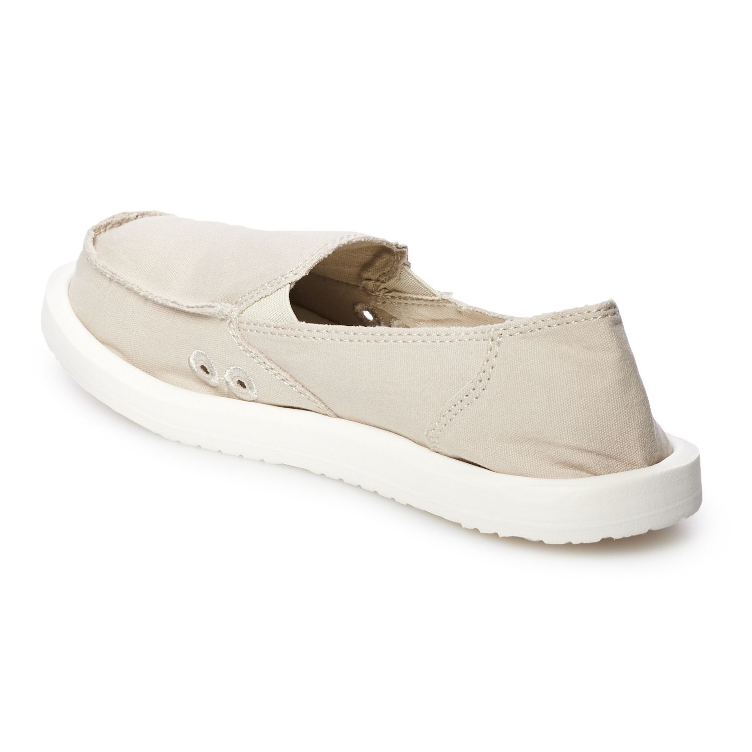 Scarpe Donna Sanuk Slip On In Canapa Nere Taglia 7 US (38 EU) Nuove SWF1160