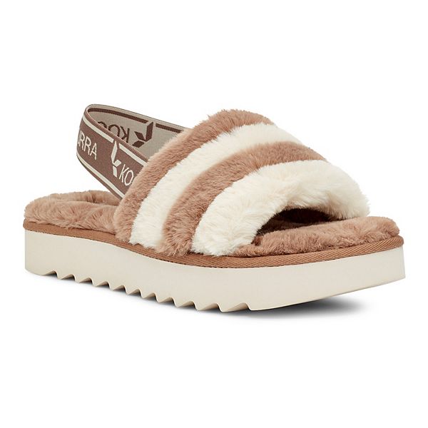 Koolaburra by UGG Fuzz'n Women's Faux-Fur Slipper Sandals