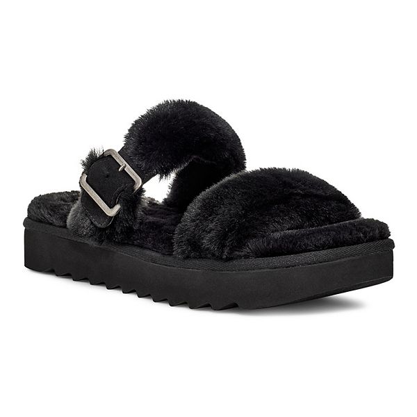 Koolaburra by UGG Furr-ah Women's Faux-Fur Slipper Sandals