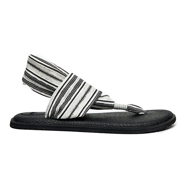 Sanuk YOGA SLING 2 PRINTS Women's Sandals Flip Flop 1100698 SKYLAND Size 7  NEW