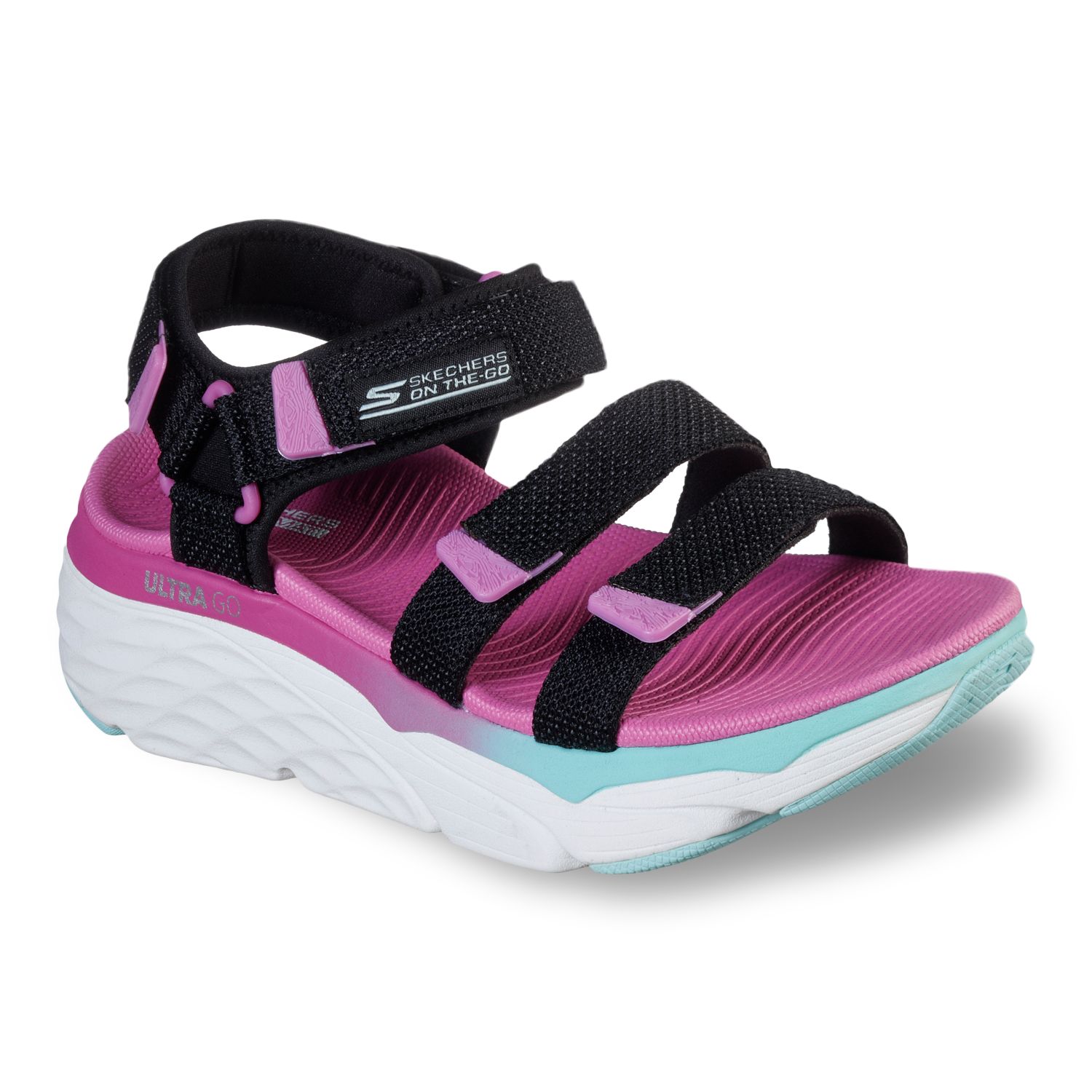 skechers max cushioning slay sandals