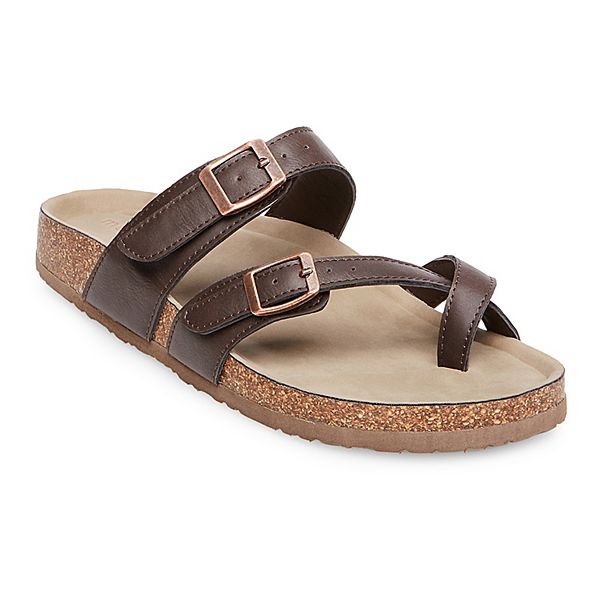 Bryceee store footbed sandals