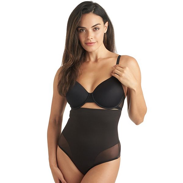 Naomi & Nicole® Shapewear Inside Magic Sheer Hi Waist Thong 7968