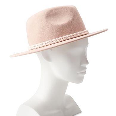 Women's SO® Felt Panama Hat with Rope Detail