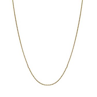 PRIMROSE 18k Gold over Sterling Silver Rope Chain Necklace