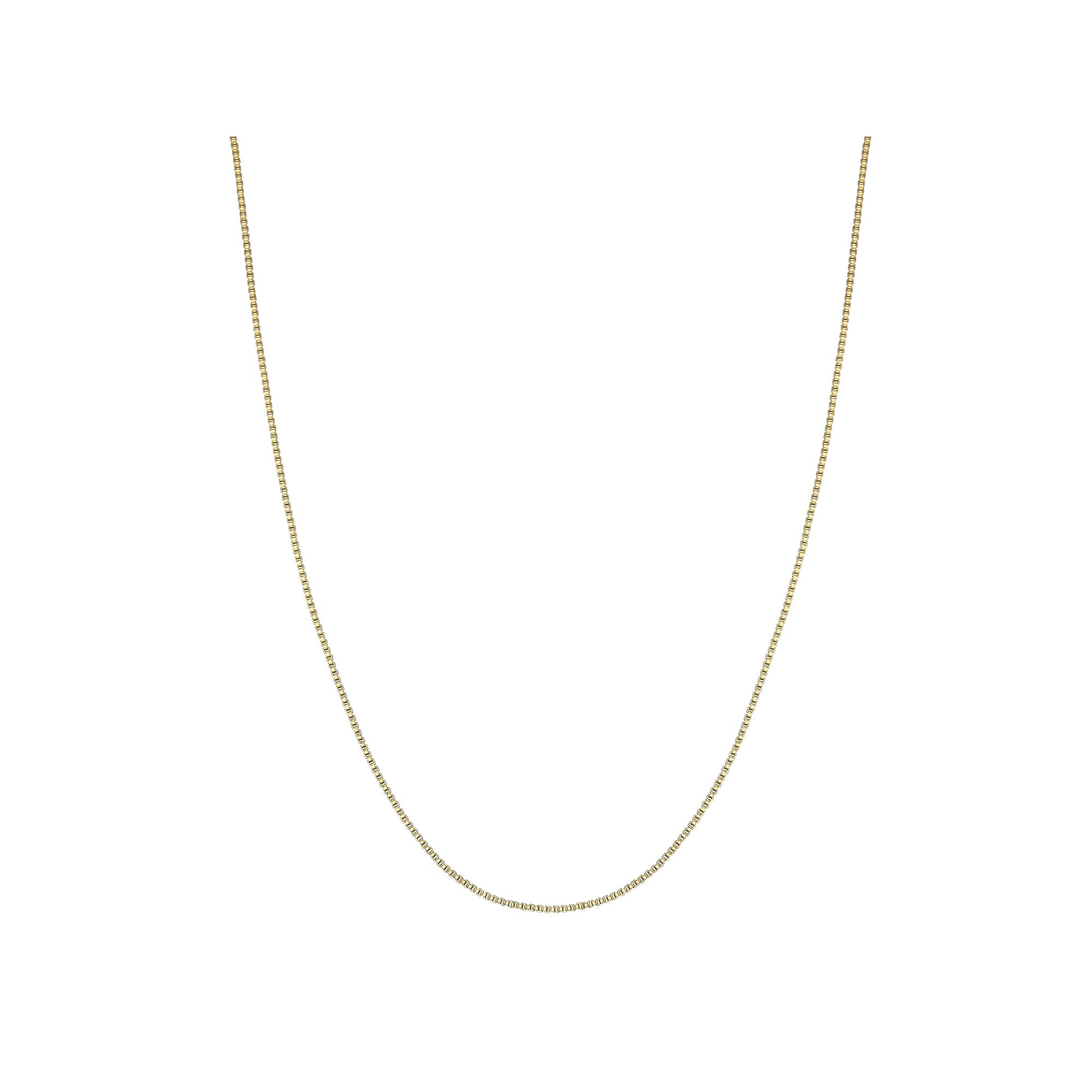 PRIMROSE 18k Gold over Sterling Silver Box Chain Necklace, Womens, Size: 
