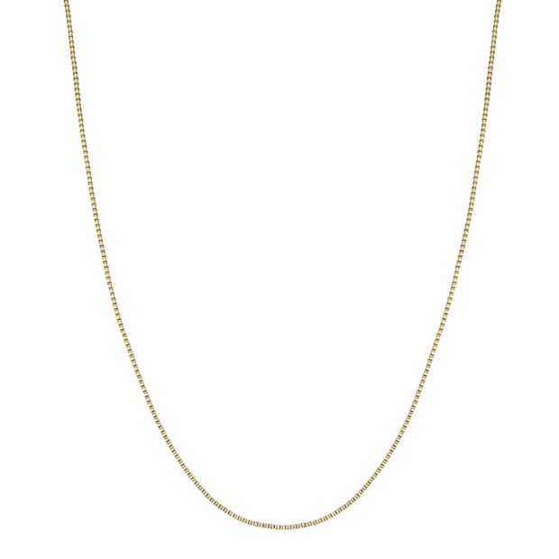 Kohls solid gold on sale chains