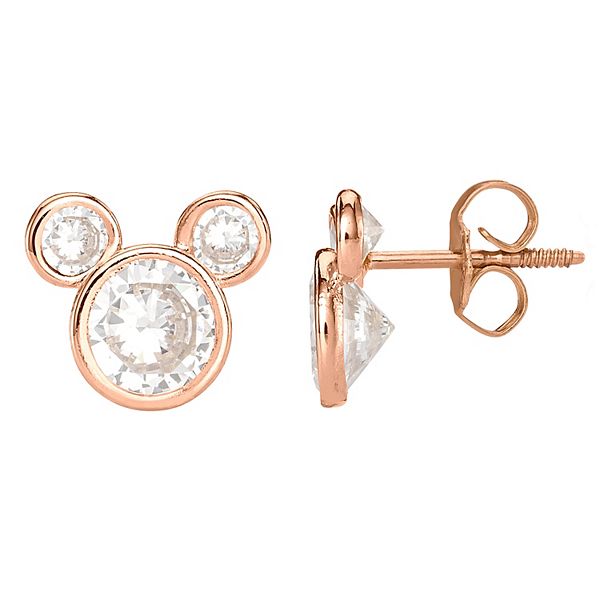 Disney Ring - Mickey Mouse Cubic Zirconia - Rose Gold